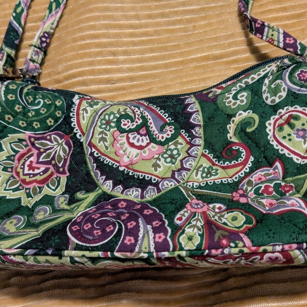 Vera Bradley Floral Paisley Women's Bag - Green and Pink